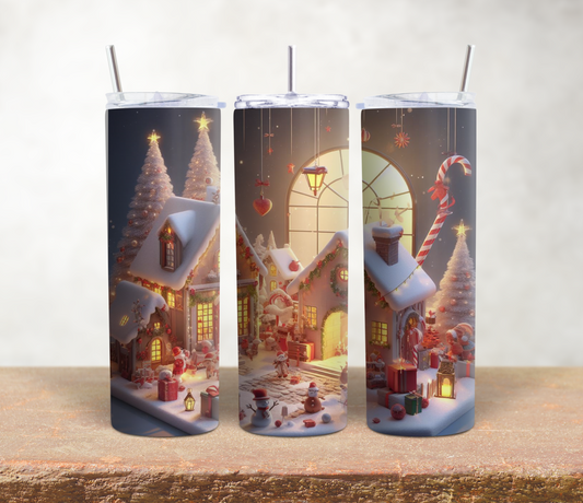Christmas Village Tumbler