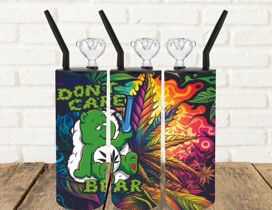 Don't Care Bear Tumbler