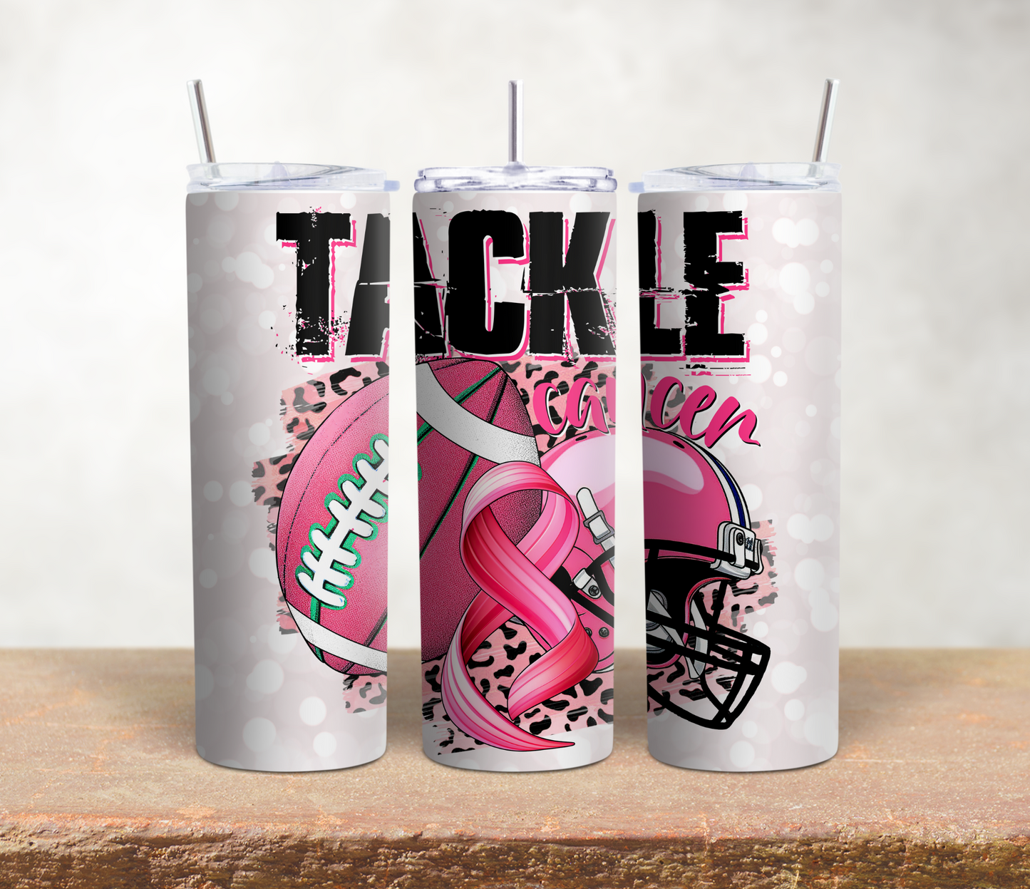 Tackle Breast Cancer Tumbler